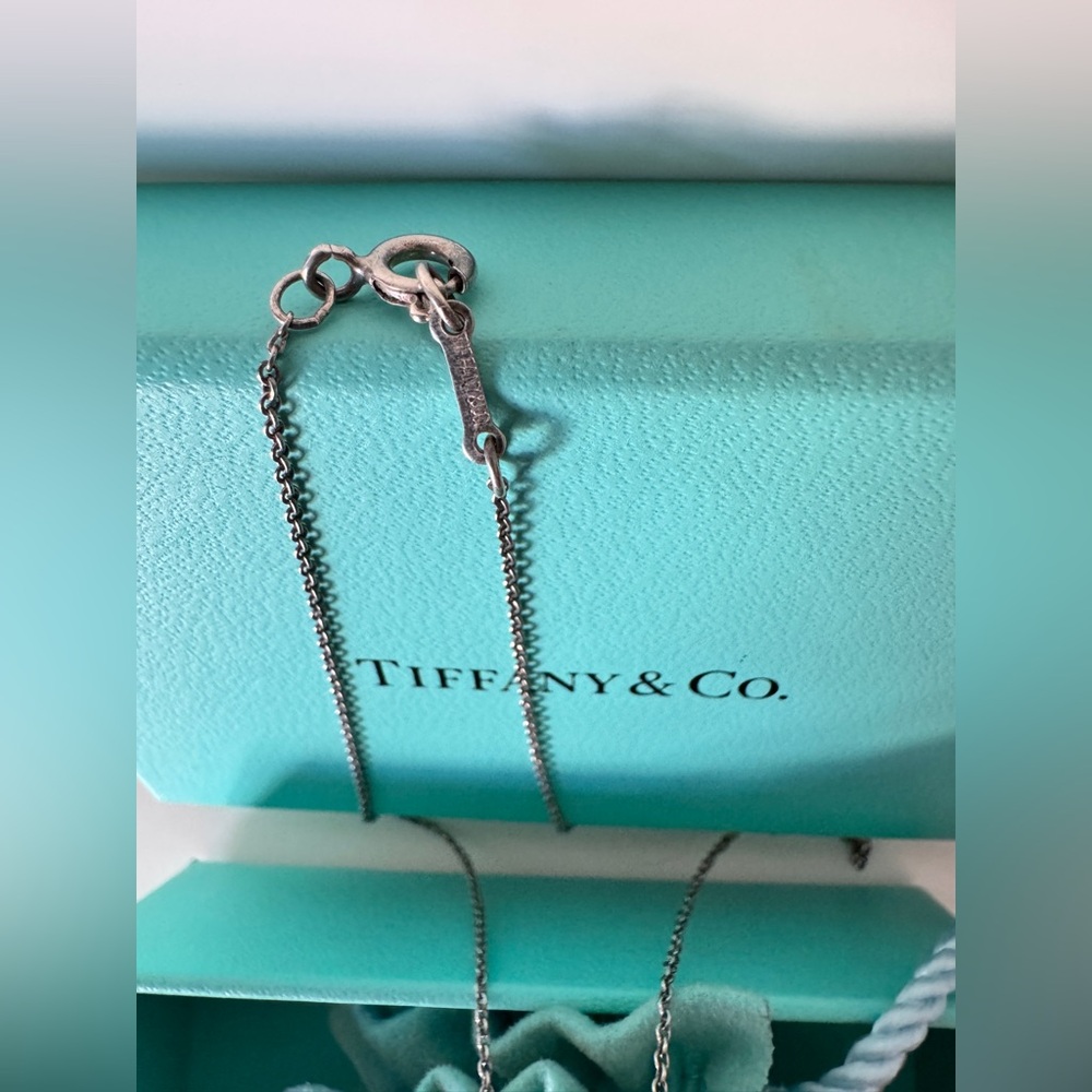 Authentic Tiffany&Co. Elsa Peretti Full Heart SV925 Pendant Necklace Box/Dustbag - Picture 4 of 8